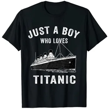 Sadece Bir Çocuk Seven Titanic Klasik Gemi Sevgilisi Çocuk T-Shirt