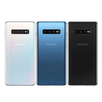 Samsung Galaxy S10 + G975U kilidi açılmamış cep telefonu 6.4 İnç 8GB RAM 128GB ROM Snapdragon 855 Octa Çekirdek Çift SIM NFC Akıllı Telefon