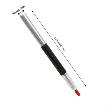 Scriber Metal gravür Kalem Tungsten karbür uçlu Scriber Taşınabilir Çift uçlu Aşındırma Scriber Kalem Kapaklı Cam Seramik için
