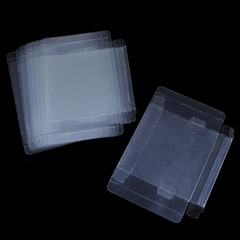 Sıcak satış 10 adet/grup GB GBA GBC Kutusu Şeffaf Plastik Kutu Koruyucuları Kol Video Oyunu Kutulu