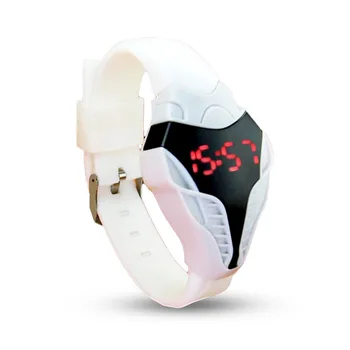 Sıcak Satış Yaratıcı Dijital Saatler Erkekler için Silikon Kemer İzle Moda Spor erkek Kol Saatleri