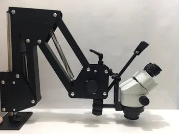 Takı Yapımı Araçları 7X-45X Mücevher Mikroskop Akrobasi Standı LED halka ışık Ücretsiz