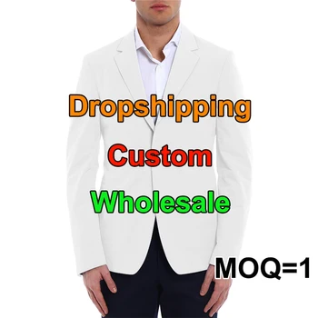 Takım elbise Rahat Set Ceket Graffiti Blazers 3D Baskı Giyim Fit Tasarım Ceket Ince Erkekler Için Yaz Moda Ceketler Özel Blazer