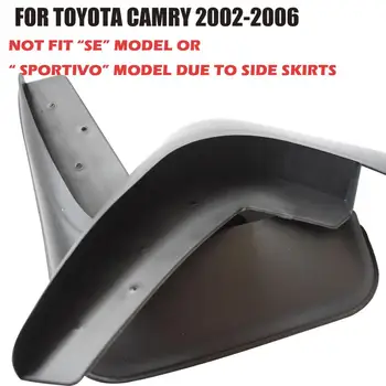Toyota Camry 2002~2006 için Ön Arka Çamurluk Çamurluk Çamurluklar Çamur Flaps Guard Sıçrama Flap Aksesuarları 2003 2004 2005 YC101029