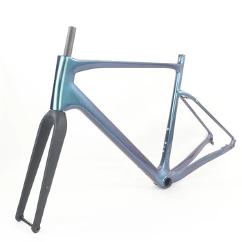 Winowsports OEM Bisiklet Parçaları disk fren Çakıl Karbon Çatal FK609 Ofset 50MM Çakıl bisiklet çatalı