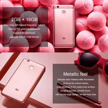 Xiaomi Redmi 4X Cep Telefonu, Googleplay 4000mAh Akıllı Telefon inç5. 0HD Ekran Snapdragon 435 13.0 MP Arka Kamera