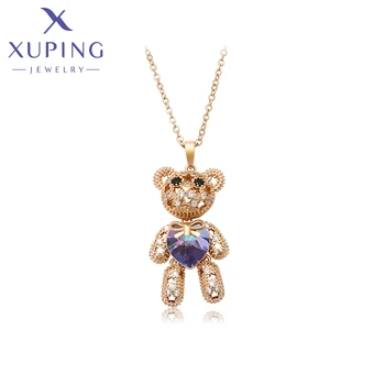 Xuping Takı Moda Yeni Hayvan Kristal Kolye Kolye Kadınlar Kız Hediye için X00044305