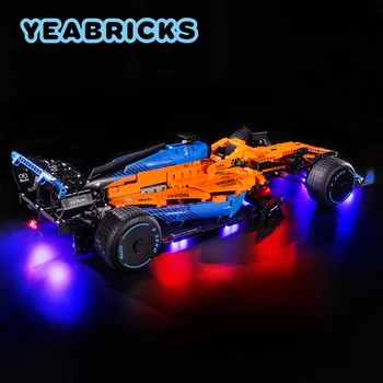 YEABRICKS led ışık Kiti 42141 Formula 1 Yarış Arabası Yapı Taşları Seti (Model) tuğla Oyuncaklar Çocuklar için
