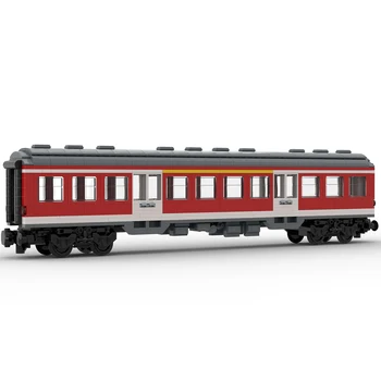 Yetkili MOC-71043 571 adet + Orijinal 6 geniş Statik Sürüm DB Regio Binek Otomobil 1st / 2nd Sınıf Blokları Yapı Seti Hediye