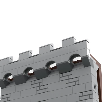 Yetkili MOC-77852 115 adet/takım Ortaçağ Temalı Modüler Duvar Modelleme Yapı Taşları Set-by bricks_fan_uy