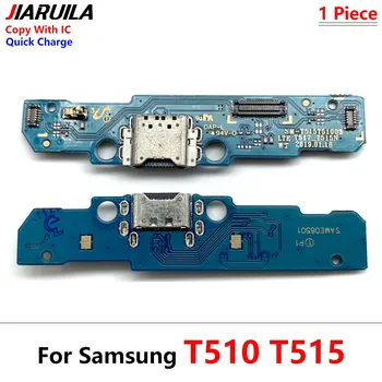 Yuva konnektörü USB şarj aleti Şarj Kurulu Portu Flex Kablo Samsung Tab A7 10.4 2020 T500 T505 Tab A 10.1 inç 2019 T510 T515