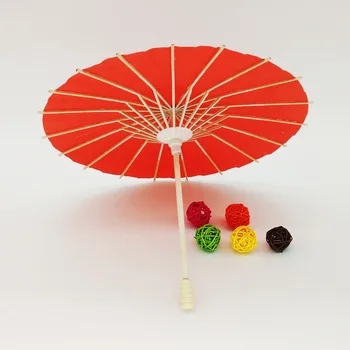 Yüksek kaliteli 3 adet / grup 30 cm Çocuk Tarzı Kağıt Şemsiye Mini Düz Renk Şemsiye DIY el yapımı boyama Küçük kağıt şemsiye