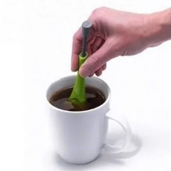 Çay Demlik-Dalgıç Sağlıklı Yoğun Lezzet Yeniden Çay Poşeti Plastik Çay Süzgeci Ölçü Girdap Dik Karıştırın&Basın İnşa