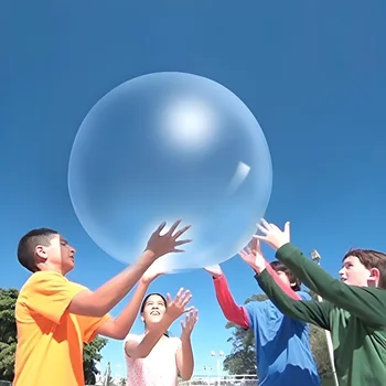 Çocuk Açık Oyuncaklar Yumuşak Hava Su Dolu Kabarcık Topu Havaya Uçurmak Balon Oyuncak Eğlenceli Parti Oyunu Yaz Elastik Top Hediyeler çocuklar için