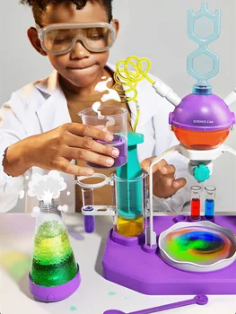 Çocuklar Bilim Laboratuvarı öğretim Yardımcıları Montessori Oyuncaklar Eğitici Oyuncaklar Çocuklar İçin Kimyasal Aletler KÖK Oyuncaklar Komik eğitici oyuncak